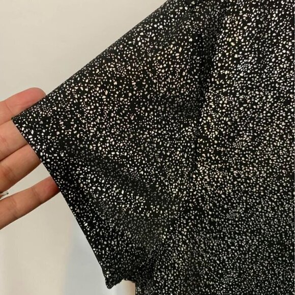 WOMAN’S poly/spandex silver/black dress. Size SM. New condition. Where comfort m - Picture 5 of 10